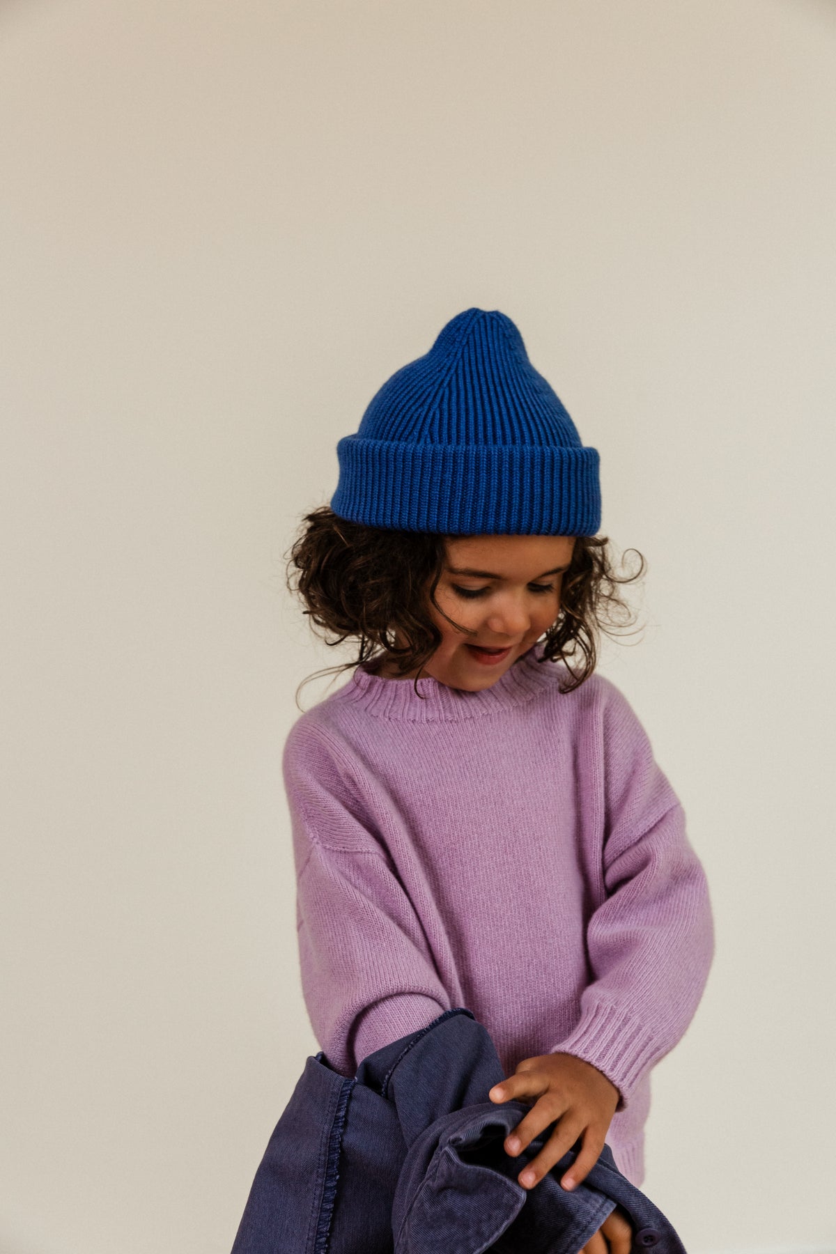 Hvid sweater Kasper - Petal