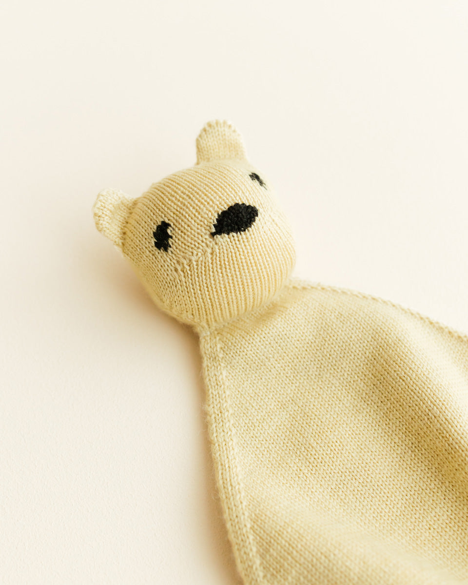 Hvid Teddy Tokki - Light Yellow