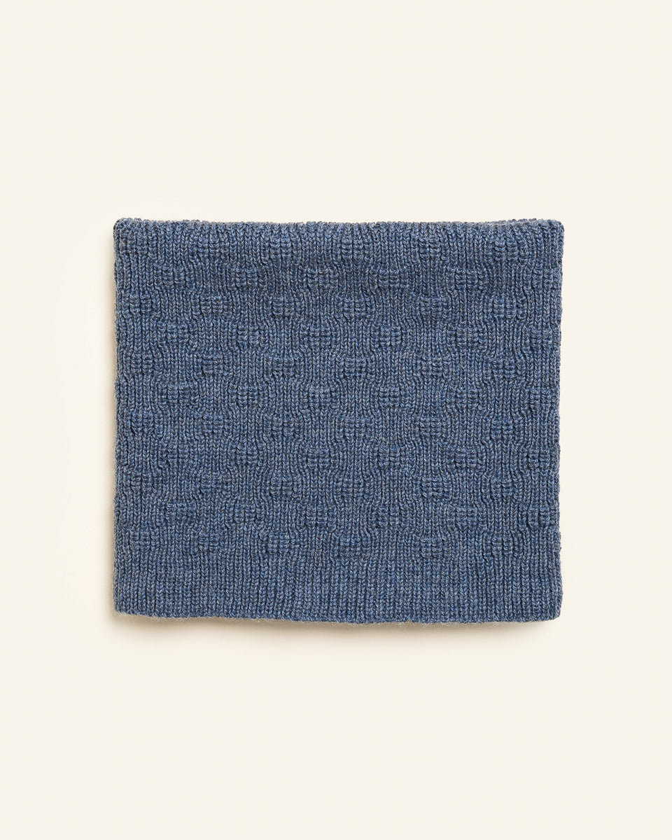 Hvid tube sjaal Gigi - Denim