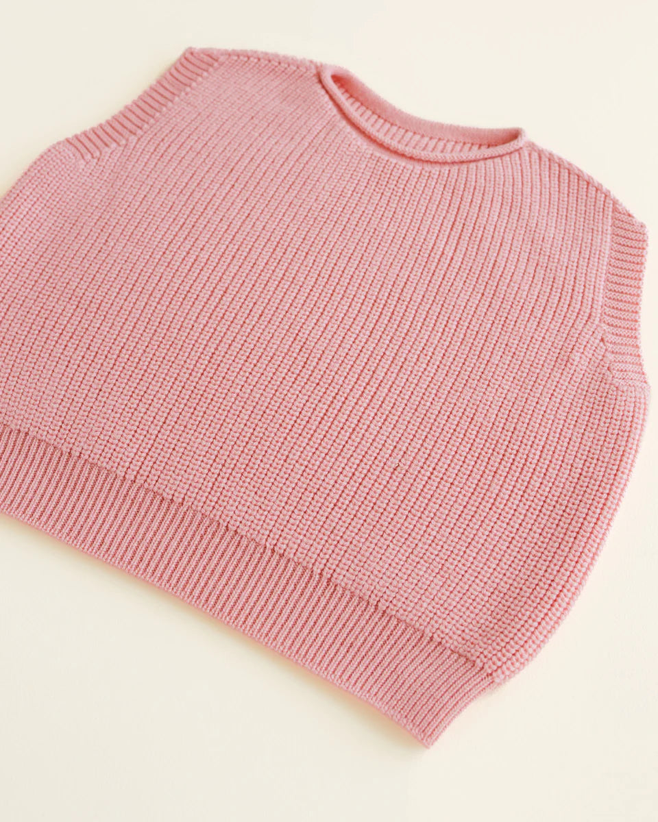 Hvid vest Harvey kids - Bubblegum