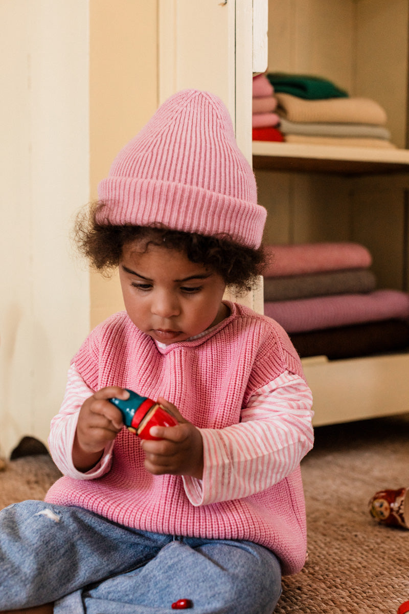 Hvid vest Harvey kids - Cotton Candy