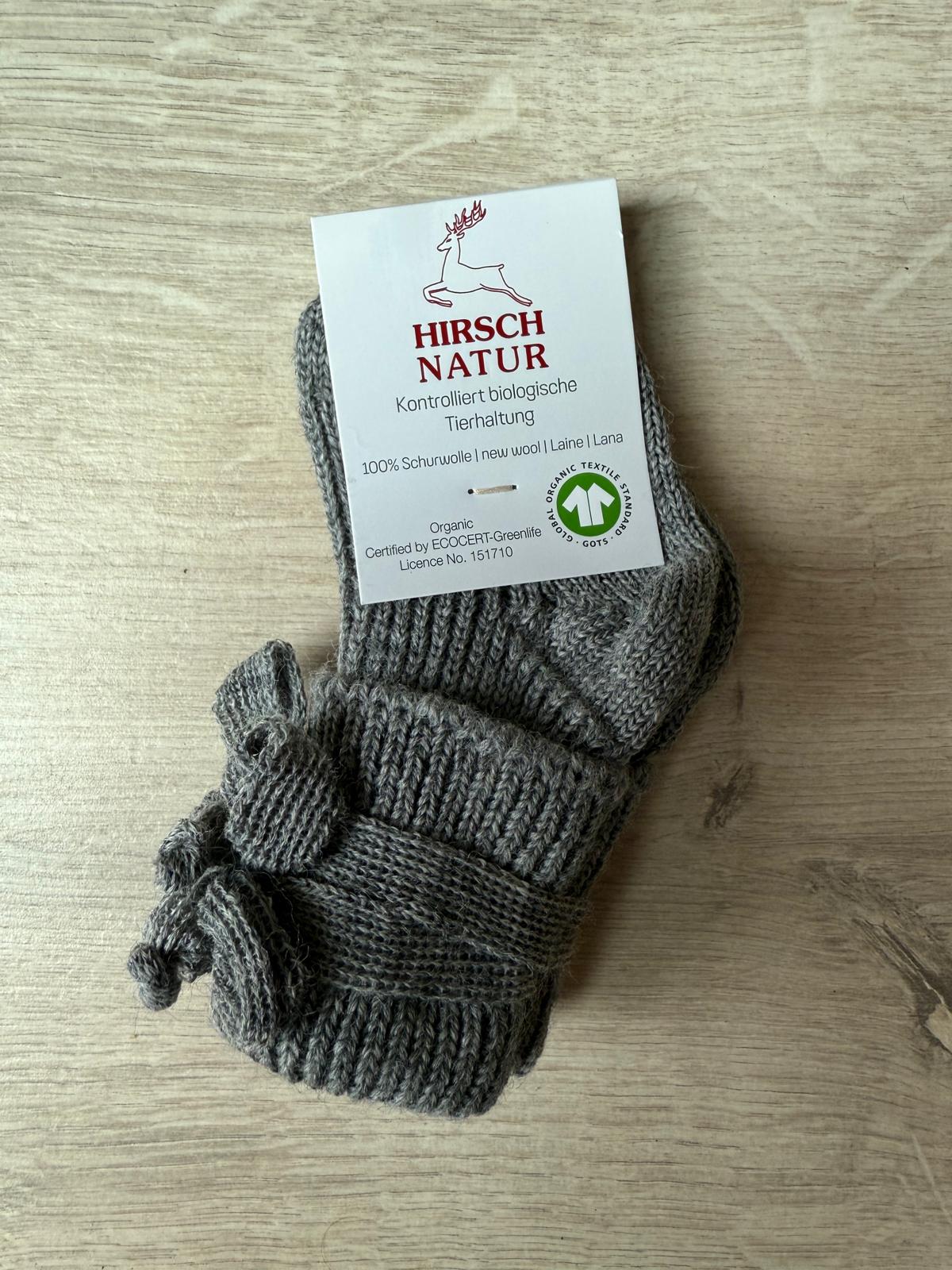 Hirsch Natur striksokjes - Grijs