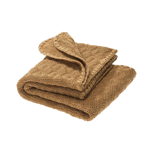 Engel Natur wool fleece baby blanket – Blue