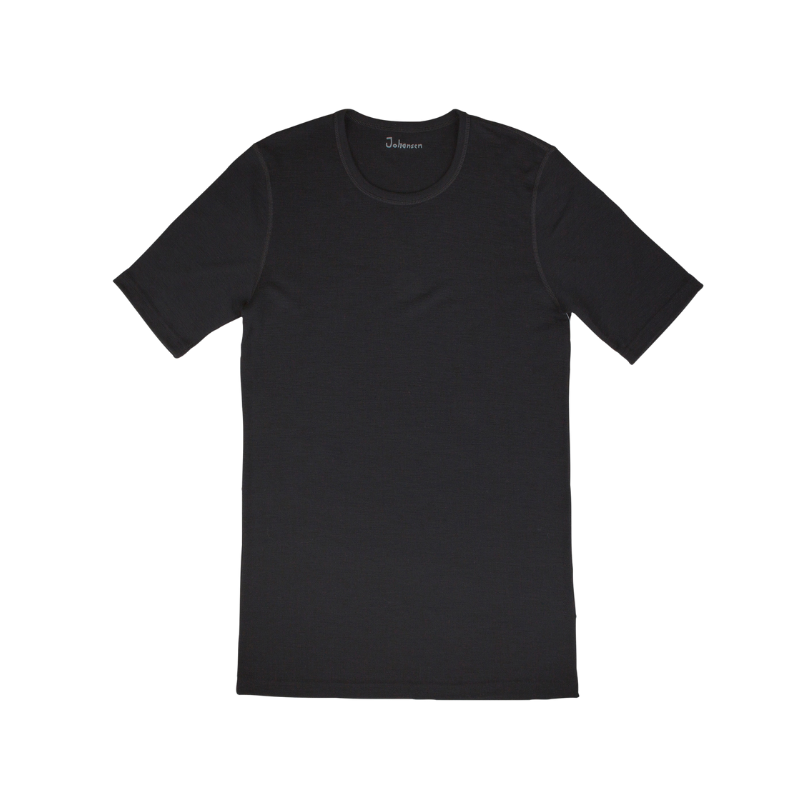 Joha wool t-shirt men - Black