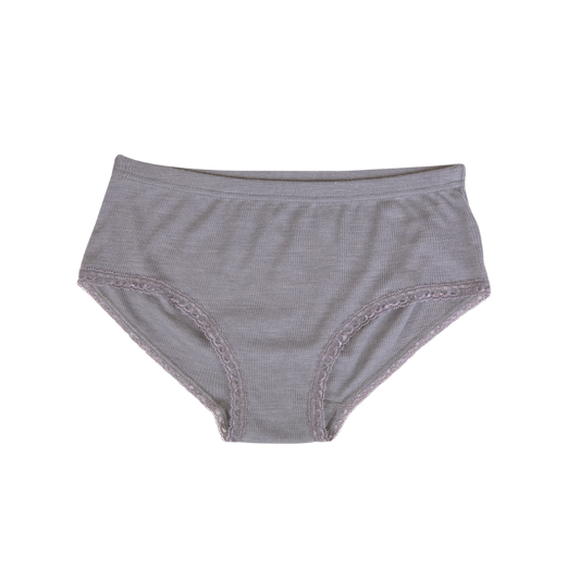 Joha Wolle/Seide Hipster Damen - Grau
